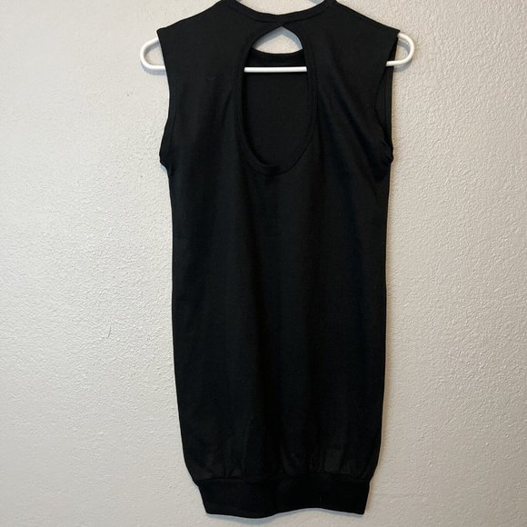 Vintage Dream Weaver Cotton Blend Black Keyhole Back Tunic Top/Dress Size Small - Picture 6 of 6